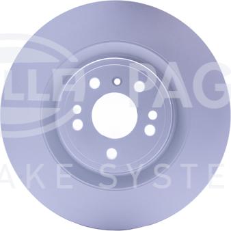 HELLA PAGID 8DD 355 126-321 - Гальмівний диск autocars.com.ua