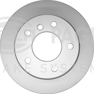 HELLA PAGID 8DD 355 127-171 - Гальмівний диск autocars.com.ua