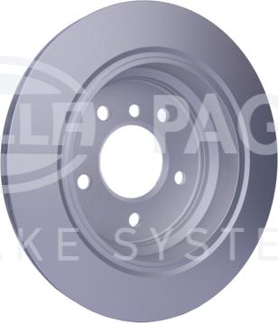 HELLA PAGID 8DD 355 127-261 - Гальмівний диск autocars.com.ua