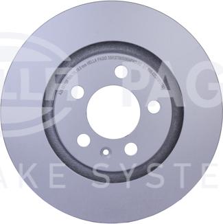 HELLA PAGID 8DD 355 127-301 - Гальмівний диск autocars.com.ua