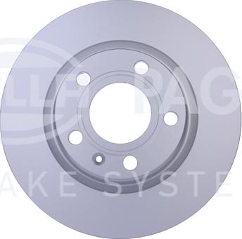 HELLA PAGID 8DD 355 127-311 - Гальмівний диск autocars.com.ua