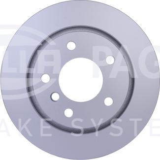 HELLA PAGID 8DD 355 127-401 - Гальмівний диск autocars.com.ua