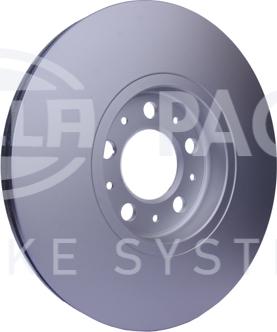 HELLA PAGID 8DD 355 127-551 - Гальмівний диск autocars.com.ua