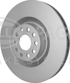 HELLA PAGID 8DD 355 127-981 - Гальмівний диск autocars.com.ua