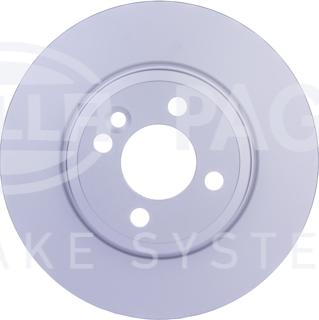 HELLA PAGID 8DD 355 128-681 - Гальмівний диск autocars.com.ua