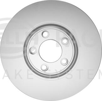 HELLA PAGID 8DD 355 128-691 - Гальмівний диск autocars.com.ua