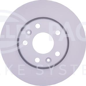 HELLA PAGID 8DD 355 129-121 - Гальмівний диск autocars.com.ua