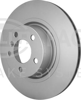 HELLA PAGID 8DD 355 129-811 - Гальмівний диск autocars.com.ua