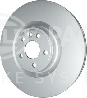 HELLA PAGID 8DD 355 131-961 - Гальмівний диск autocars.com.ua