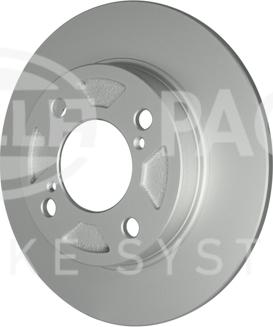 HELLA PAGID 8DD 355 132-041 - Гальмівний диск autocars.com.ua