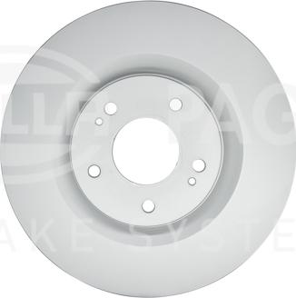 HELLA PAGID 8DD 355 132-271 - Гальмівний диск autocars.com.ua