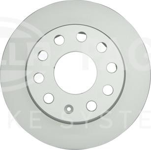 HELLA PAGID 8DD 355 132-281 - Гальмівний диск autocars.com.ua