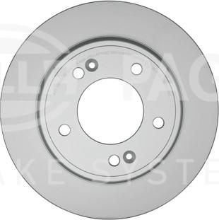 HELLA PAGID 8DD 355 132-611 - Гальмівний диск autocars.com.ua