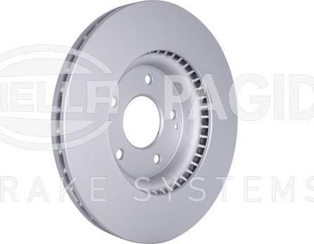 HELLA PAGID 8DD 355 133-331 - Гальмівний диск autocars.com.ua