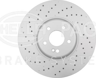 HELLA PAGID 8DD 355 134-451 - Тормозной диск avtokuzovplus.com.ua