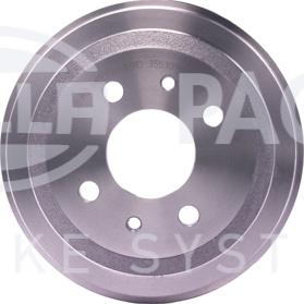 HELLA PAGID 8DT 355 301-961 - Гальмівний барабан autocars.com.ua