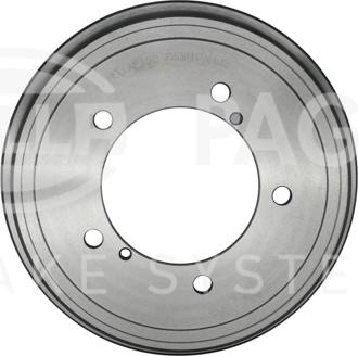 HELLA PAGID 8DT 355 303-171 - Гальмівний барабан autocars.com.ua