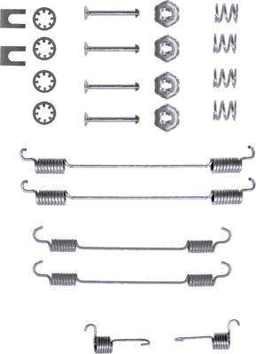 HELLA PAGID 8DZ 355 200-371 - Комплектуючі, барабанний гальмівний механізм autocars.com.ua