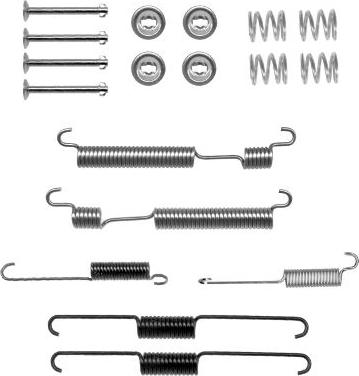 HELLA PAGID 8DZ 355 200-991 - Комплектуючі, барабанний гальмівний механізм autocars.com.ua