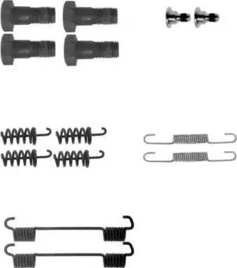 HELLA PAGID 8DZ 355 201-921 - Комплектующие, стояночная тормозная система autodnr.net