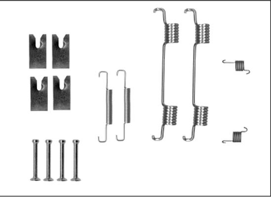 HELLA PAGID 8DZ 355 206-121 - Комплектуючі, гальмівна система autocars.com.ua