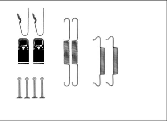 HELLA PAGID 8DZ 355 206-131 - Комплектуючі, гальмівна система autocars.com.ua