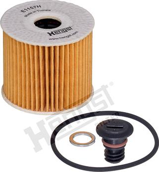 Hengst Filter E1157HD684 - Масляний фільтр autocars.com.ua