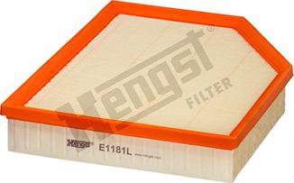 Hengst Filter E1181L - Повітряний фільтр autocars.com.ua