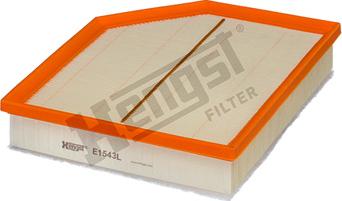 Hengst Filter E1543L - Повітряний фільтр autocars.com.ua