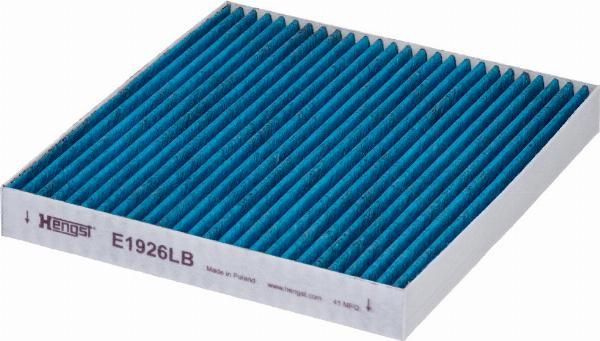 Hengst Filter E1926LB - Фільтр, повітря у внутрішній простір autocars.com.ua