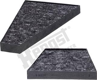Hengst Filter E1935LC-2 - Фільтр, повітря у внутрішній простір autocars.com.ua