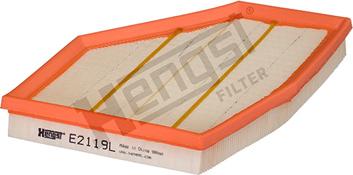 Hengst Filter E2119L - Повітряний фільтр autocars.com.ua