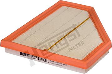 Hengst Filter E2140L - Повітряний фільтр autocars.com.ua