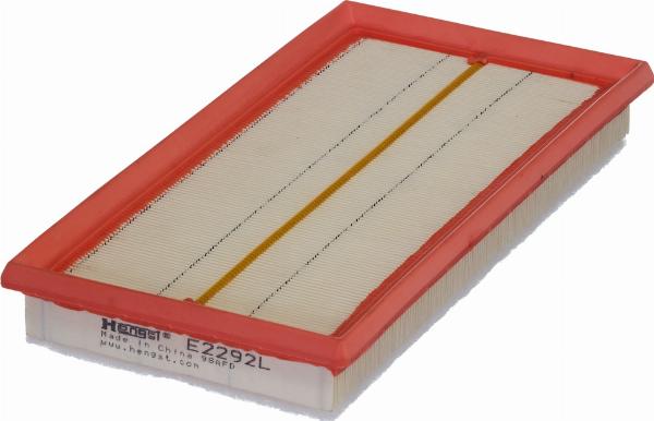 Hengst Filter E2292L - Повітряний фільтр autocars.com.ua