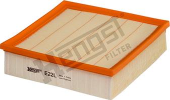 Hengst Filter E22L - Воздушный фильтр autodnr.net