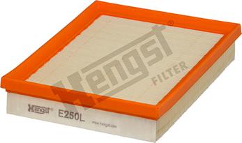 Hengst Filter E250L - Воздушный фильтр avtokuzovplus.com.ua