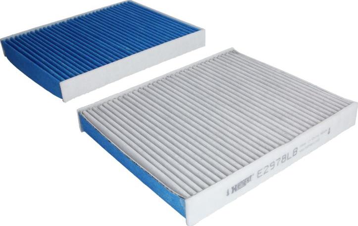 Hengst Filter E2978LB-2 - Фільтр, повітря у внутрішній простір autocars.com.ua