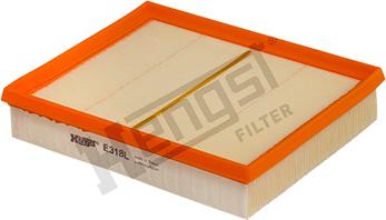 Hengst Filter E318L - Повітряний фільтр autocars.com.ua