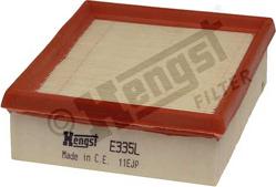 Hengst Filter E335L - Повітряний фільтр autocars.com.ua