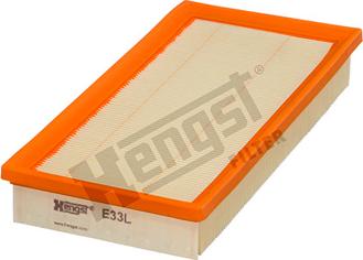 Hengst Filter E33L - Воздушный фильтр autodnr.net