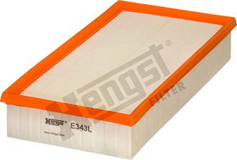 Hengst Filter E343L - Воздушный фильтр avtokuzovplus.com.ua