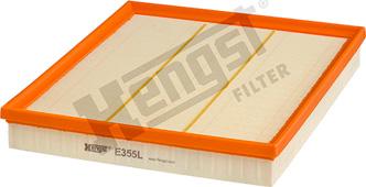 Hengst Filter E355L - Воздушный фильтр avtokuzovplus.com.ua