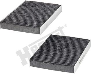 Hengst Filter E4938LC-2 - Фільтр, повітря у внутрішній простір autocars.com.ua
