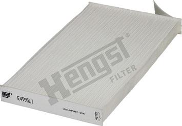 Hengst Filter E4995LI - Фильтр воздуха в салоне avtokuzovplus.com.ua