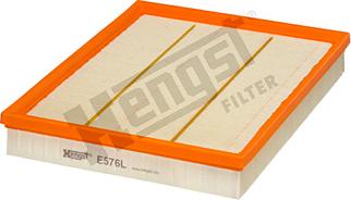 Hengst Filter E576L - Повітряний фільтр autocars.com.ua