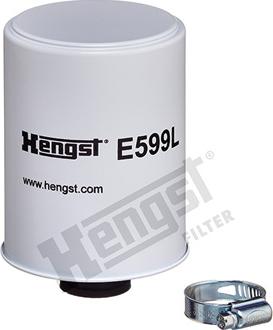 Hengst Filter E599L - Воздушный фильтр avtokuzovplus.com.ua