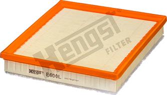 Hengst Filter E600L - Повітряний фільтр autocars.com.ua