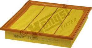 Hengst Filter E629L - Повітряний фільтр autocars.com.ua