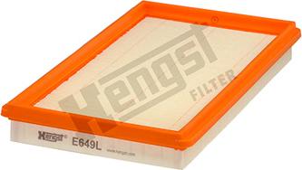 Hengst Filter E649L - Повітряний фільтр autocars.com.ua