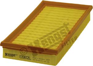 Hengst Filter E682L - Повітряний фільтр autocars.com.ua